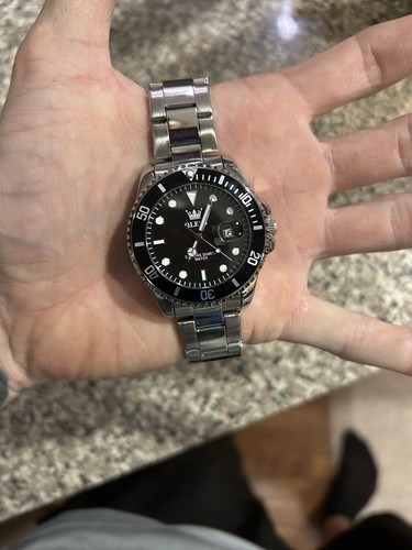 Orologio uomo nero submariner - orologio,