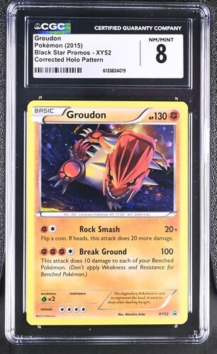 Pokémon inglese groudon xy52 - pokémon,