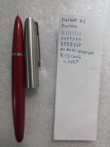 Penna stilografica vintage - , red