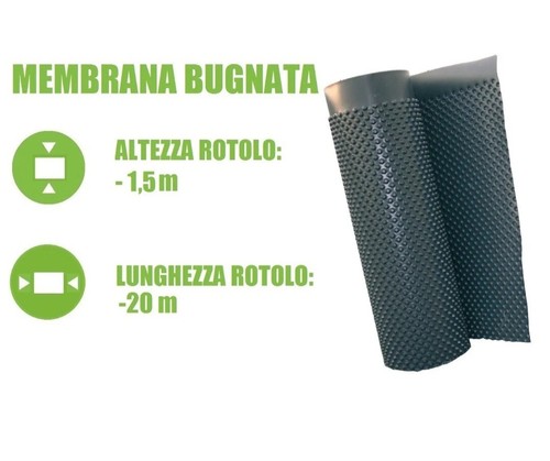 Membrana bugnata drenante - membrana,