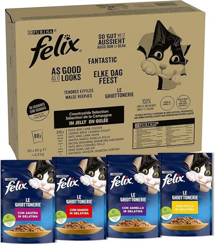 Purina felix cibo umido - felix, per