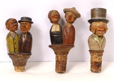 3 Tappi Bottiglia Legno