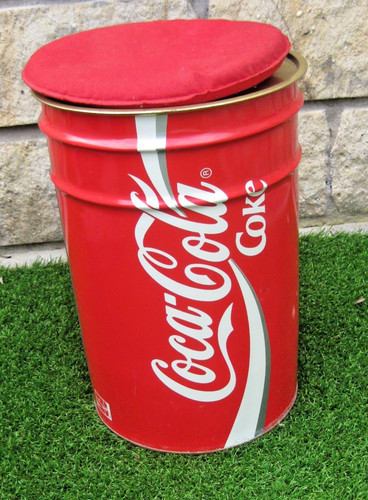 Coca cola sgabello bidone - coca,