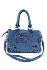 Denim Mini Top Handle Bag, Y2K