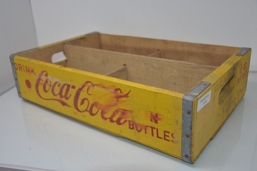 Coca cola scatola - scatola, legno