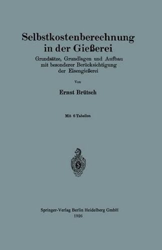 Selbstkostenberechnung der - in,