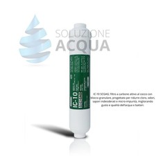 FILTRO IN LINEA CARBON BLOCK IONICORE IC-10 SCGAC