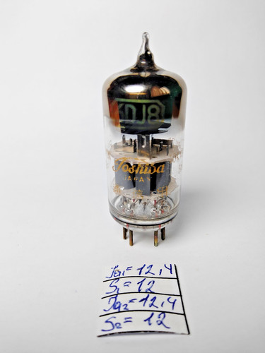 Tubo toshiba usato 6dj8 - tubo, 6dj8/