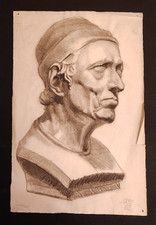 DISEGNO STUDIO ACCADEMICO MATITA BUSTO CLASSICO