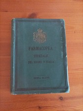 Farmacopea Ufficiale de Regno D'Italia.Roma,1902.Seconda Edizione.