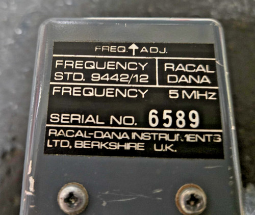 Racal dana frequency standard - racal,