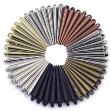 100 pezzi ciondoli spike strappo rivetto punk perno spike orecchino acrilico per gioielli fai da te