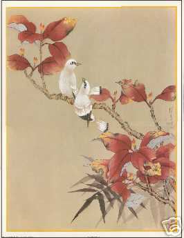 Oriental birds 12x16 - oriental, kit