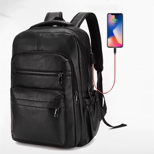 Zaino pelle uomo usb - zaino,