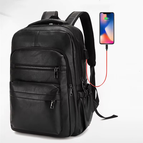 Zaino pelle uomo usb - pelle, da
