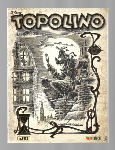 Topolino 3572 variant cover - topolino,