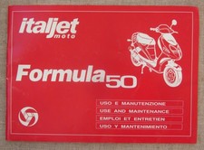 Italjet Formula 50 manuale uso
