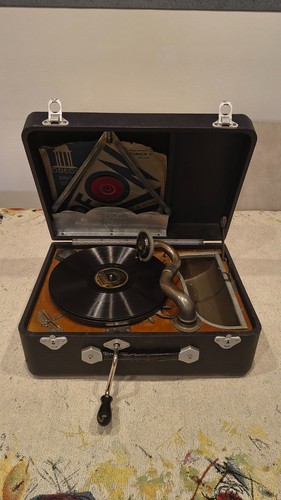 Grammofono portatile - grammofono,