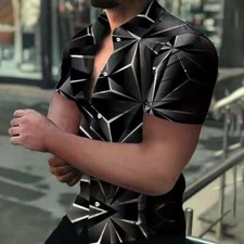 Camisa Botones Hombres Moda