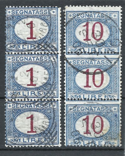 1890 regno segnatasse lire - segnatasse,