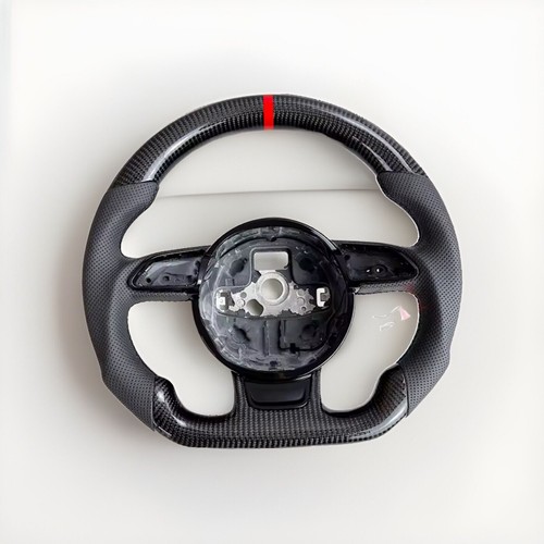Volante sportivo pelle - volante, fibra