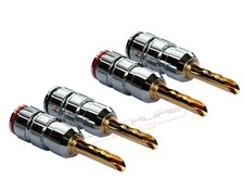 2 coppie CONNETTORI A BANANA