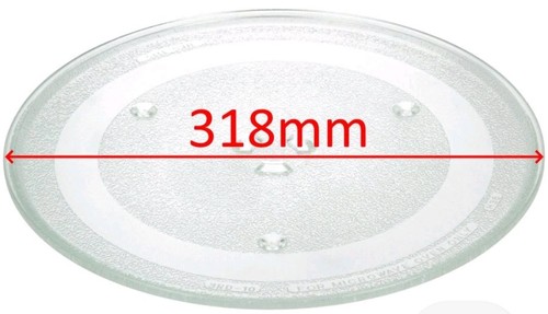 Piatto girevole vetro 8 - piatto, 31,8