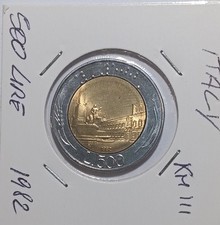 Italia 500 lire, 1982 - KM 111