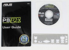 ASUS P8Z77-V LX2 - SET manuale ATX IO Shield pannello slot driver CD (#32040)