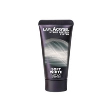 Layla Acrygel Gel Ricostruzione Unghie Soft White Hybrid Polygel System 60gr