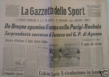 GAZZETTA SPORT 8/4/1957 PARIGI