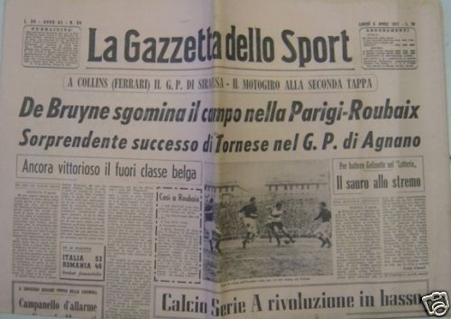 Gazzetta sport 1957 - sport, 8/4/1957
