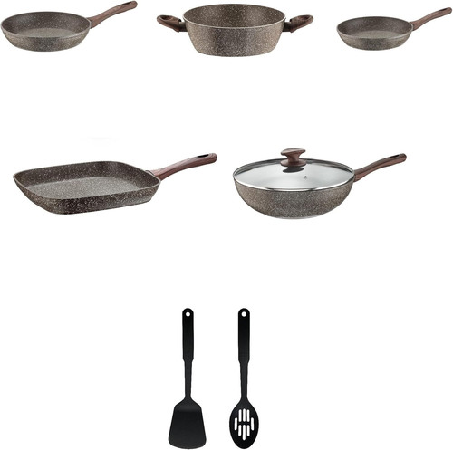 Set padelle alluminio - set,