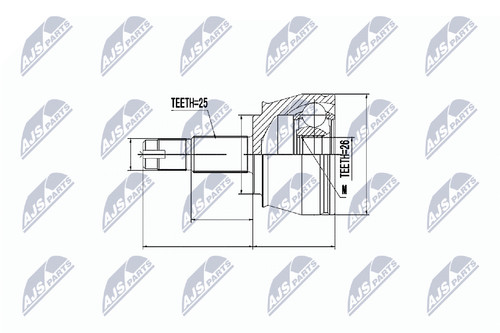 Nty kit giunti albero - nty,