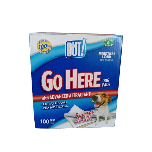 Out here dog pads 100 - out!,