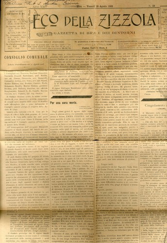 Giornale eco della zizzolla - giornale,