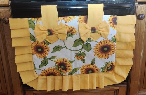 Copri forno girasole cotone - girasole,