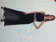 ABITO LUNGO LUCKYLU CON GONNA PLISSE'