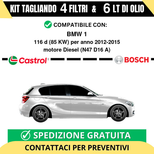 Tagliando filtri bosch 6 - bosch, e