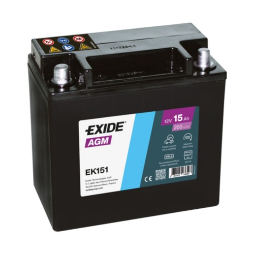 Ek151 exide batteria - ek151,