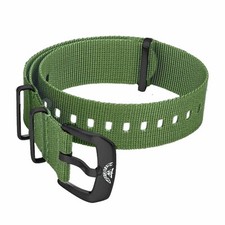 Squale CNAGRPVD22 Verde 22mm Cinturino Con PVD Rivestito Fibbia