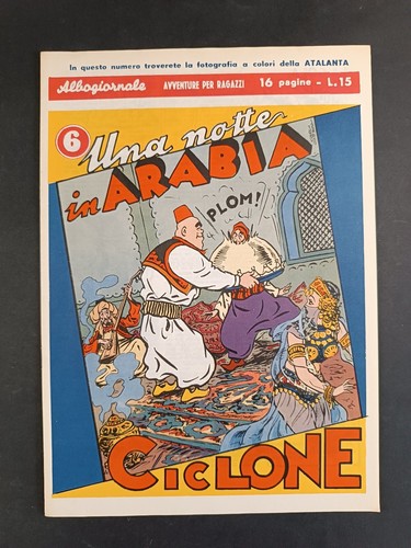 Fumetto ciclone albogiornale - fumetto,