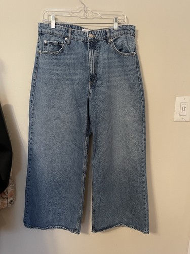 Jeans zara gamba larga - jeans,