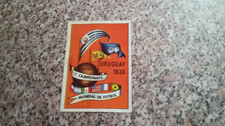ALBUM MEXICO 70 PANINI SCUDETTO BADGE POSTER URUGUAY 1930 ORIGINALE OTTIMO REC