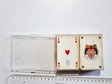 CARTE DA GIOCO DAL NEGRO 2 MAZZI RAMINO POKER BRIDGE ORIGINAL PLAYING CARD