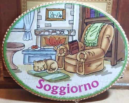 Targa segna stanza fuori porta - fuori,