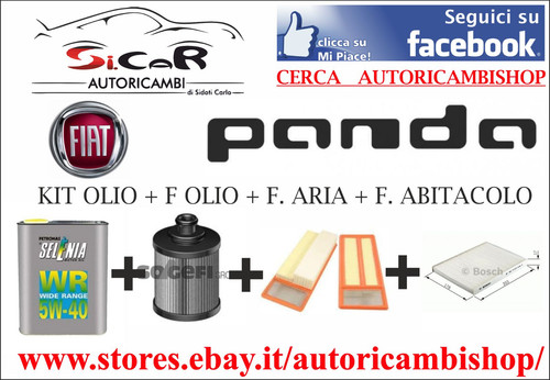 Kit tagliando fiat panda - fiat,