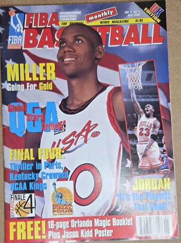 Vintage reggie miller - vintage, fiba