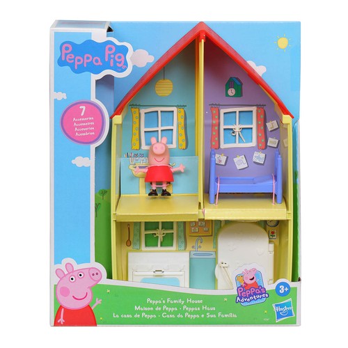 Playset casa famiglia peppa - playset,