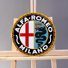Insegna Metallo Pesante Alfa